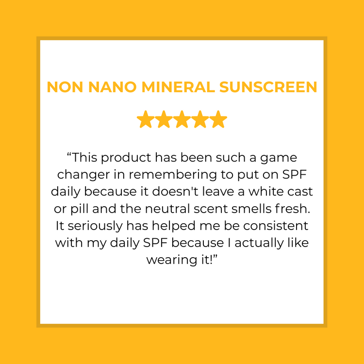 Non Nano Mineral Sunscreen