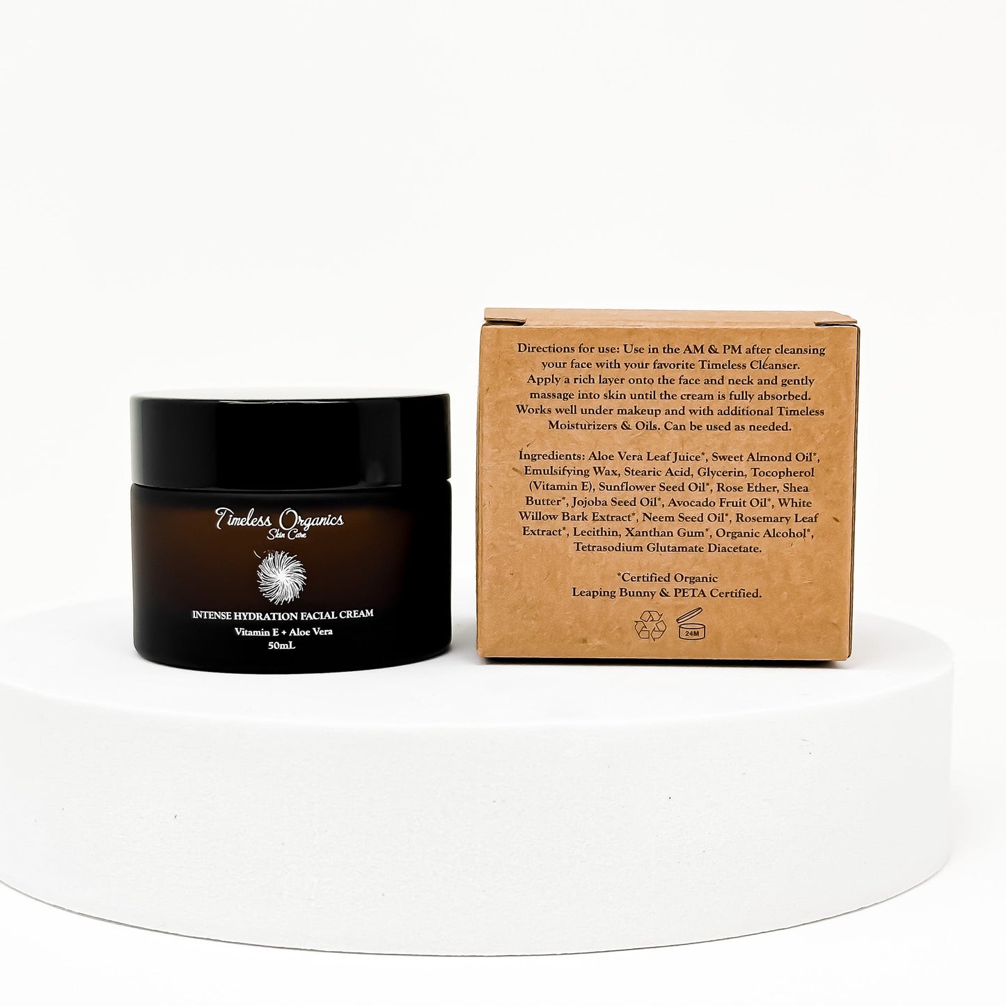 Crema Facial de Hidratación Intensa + Vitamina E