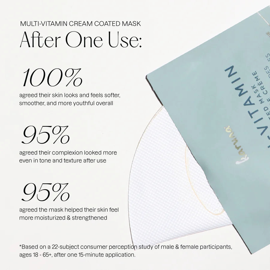 Mascarilla facial con multivitaminas de Karuna