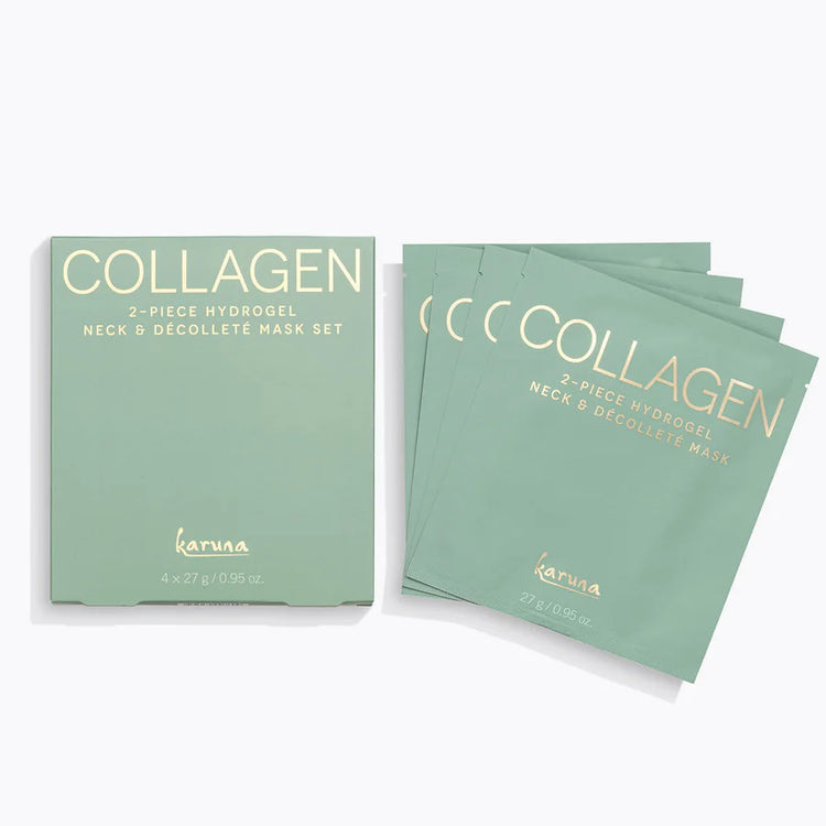 Mascarilla de hidrogel de colágeno para cuello y escote Karuna