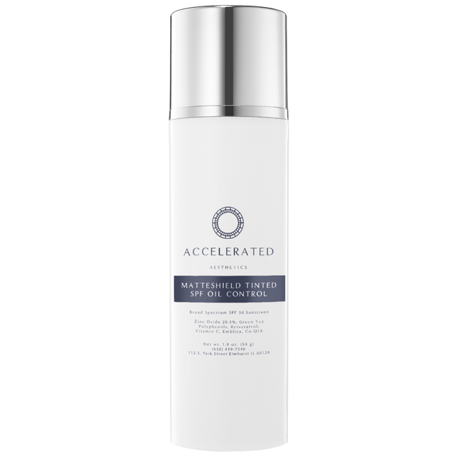 MatteShield SPF con color y control de grasa