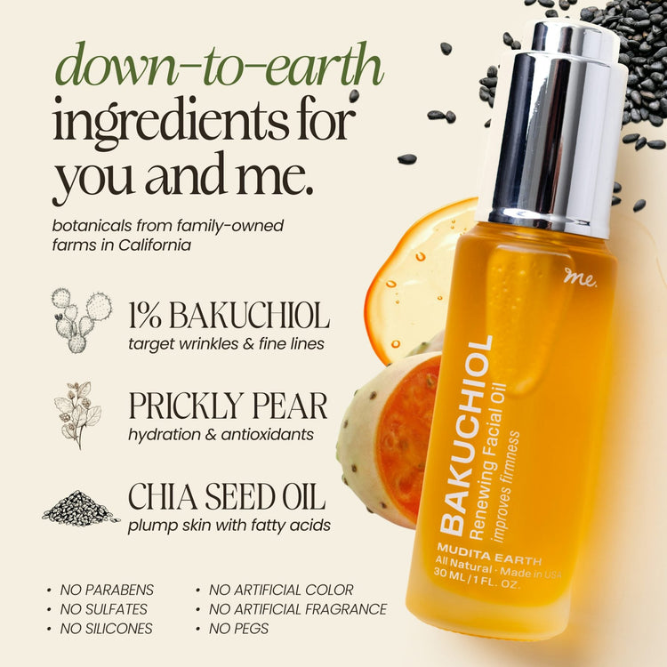 Bakuchiol Skin Renewing Facial Oil (Retinol Alternative)