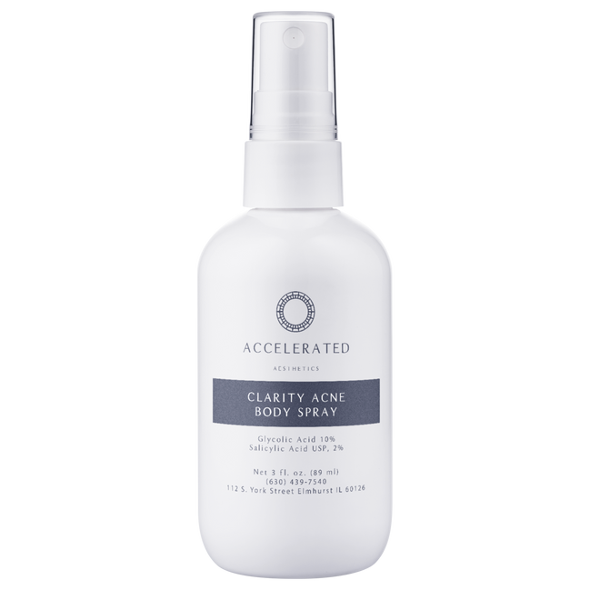 Acne Body Spray with Glycolic Acid 10% | Back & Chest Acne Treatment
