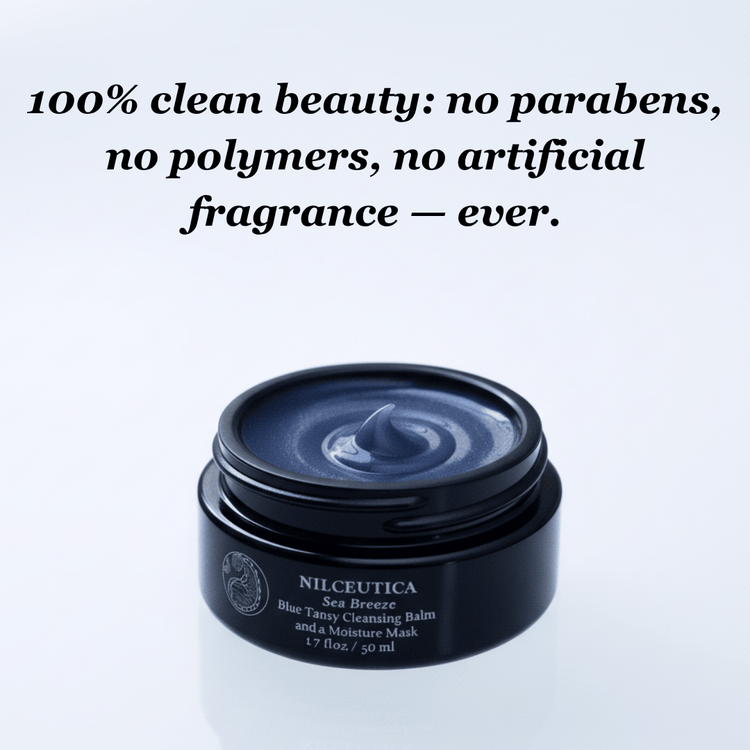 Sea Breeze Moisturizing Blue Tansy Cleansing Balm and a Moisture Mask