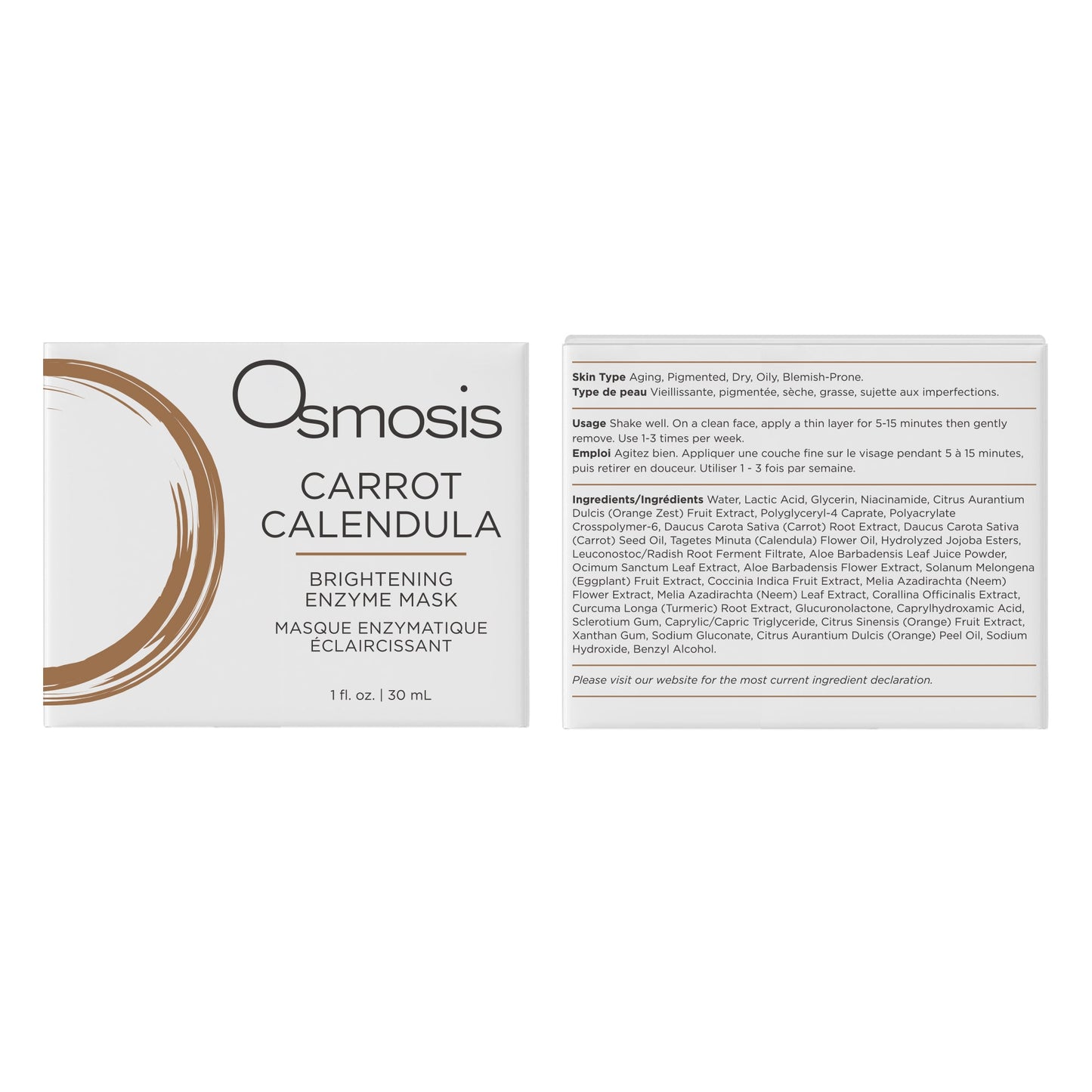 Mascarilla de Zanahoria y Caléndula