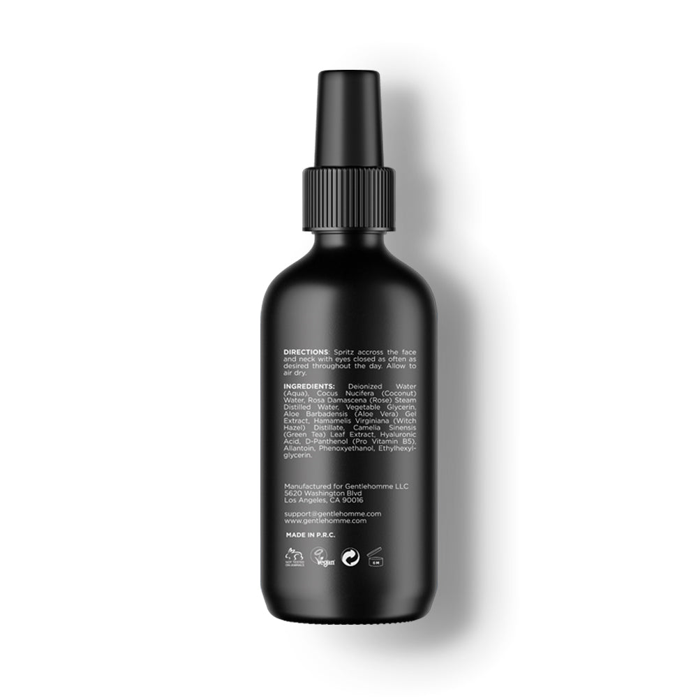 Bruma facial de coco para hombres