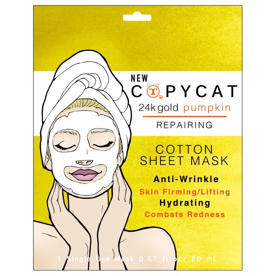 MASCARILLA INDIVIDUAL ORO 24K / CALABAZA FM4
