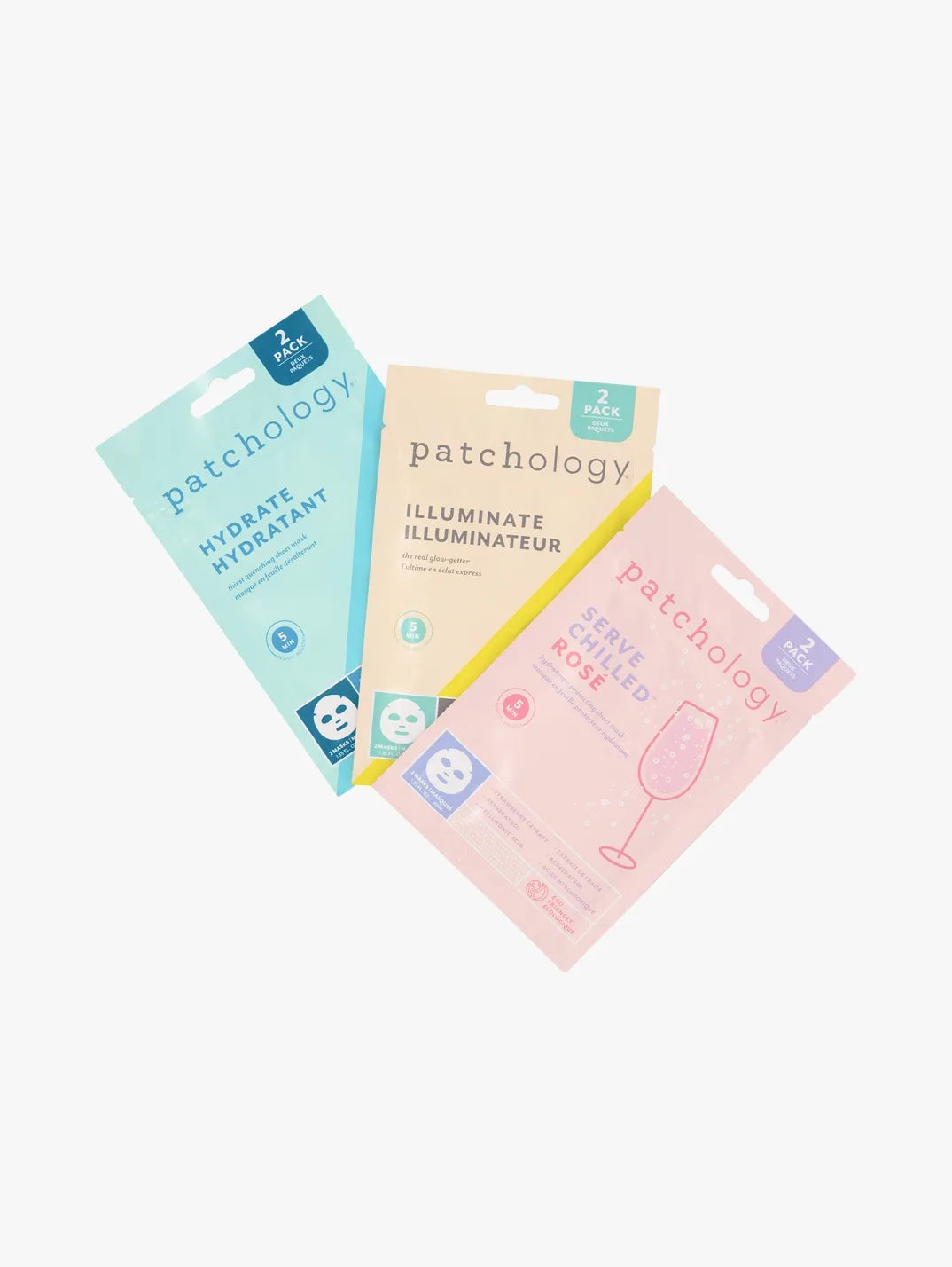 Kit de prueba de mascarillas Happy Face de Patchology