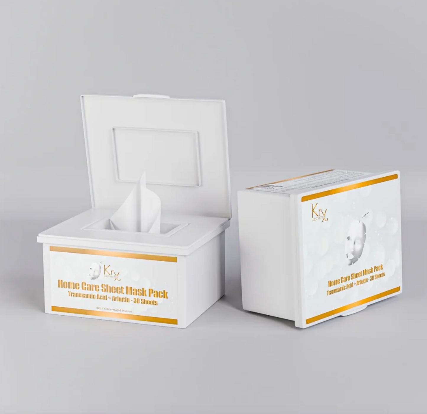 KrX Tranexamic + Arbutin Mascarillas de Cuidado en Casa