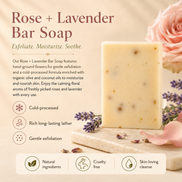 Rosa + Lavanda - Barra de flores silvestres