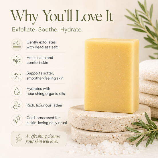 Sage + Sea Salt Exfoliating Bar