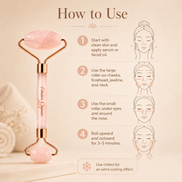 Rose Quartz Facial Roller