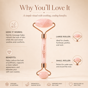 Rose Quartz Facial Roller