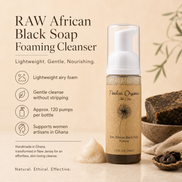 Liquid RAW African Black Soap - Foaming