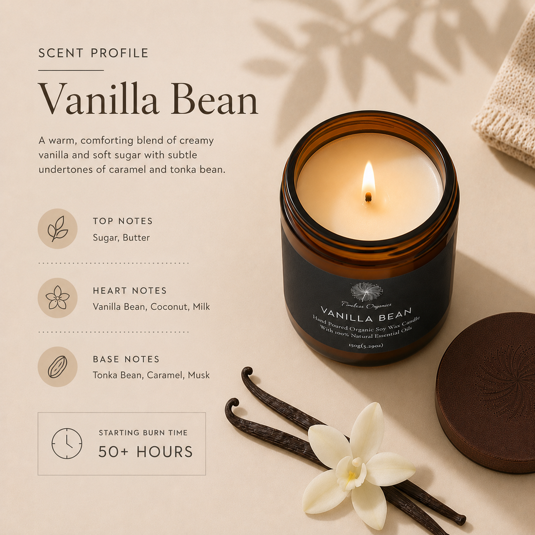 Timeless Candle - Vanilla Bean