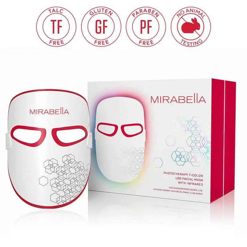 Phototherapy 7-Color LED Facial Mask with Near Infrared