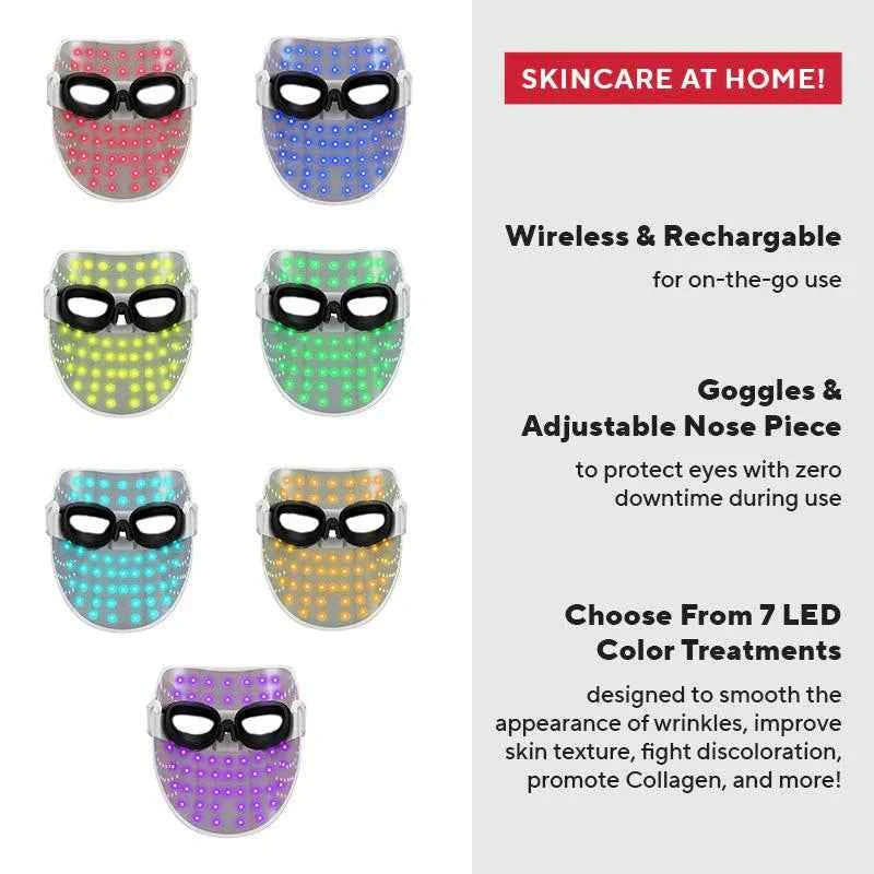 Phototherapy 7-Color LED Facial Mask with Near Infrared