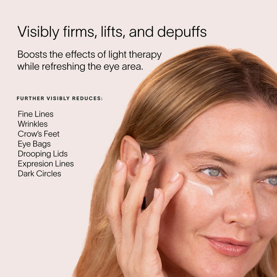 Crema contorno de ojos potenciadora con terapia de luz