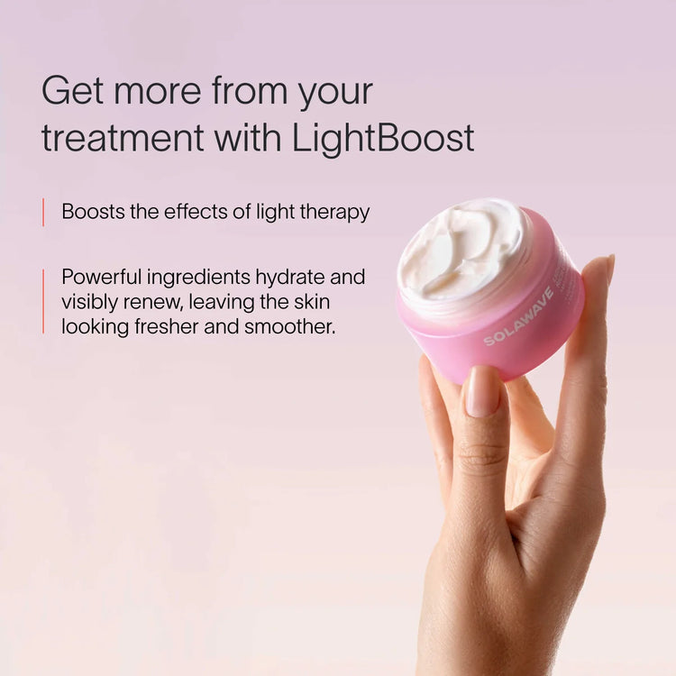 Neck & Chest LED Mask w/ LightBoost Cream Kit