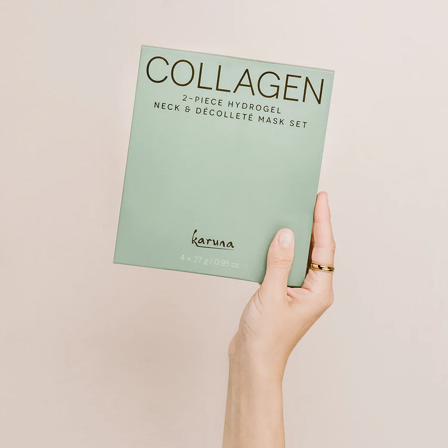 Mascarilla de hidrogel de colágeno para cuello y escote Karuna