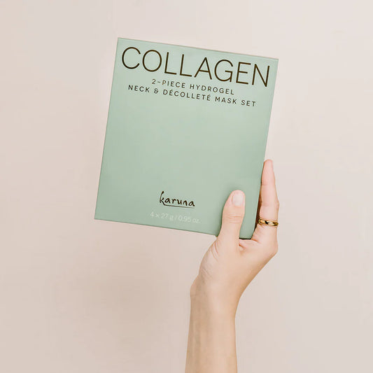 Mascarilla de hidrogel de colágeno para cuello y escote Karuna