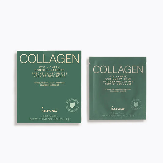 Parches de hidrogel para ojos y contorno de mejillas Karuna Collagen