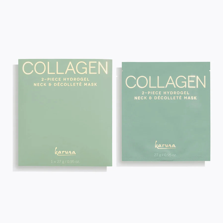 Mascarilla de hidrogel de colágeno para cuello y escote Karuna