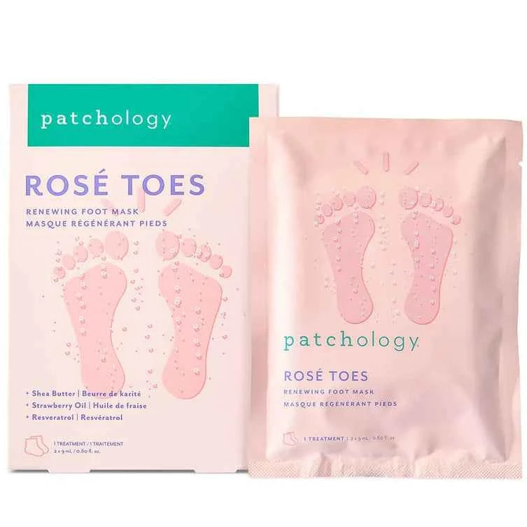 Serve Chilled Rosé Toes, Renewing & Protecting Foot Mask