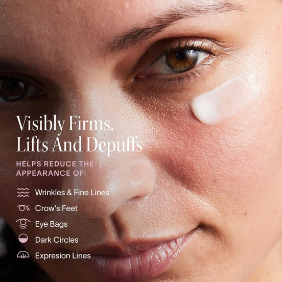 Crema contorno de ojos potenciadora con terapia de luz