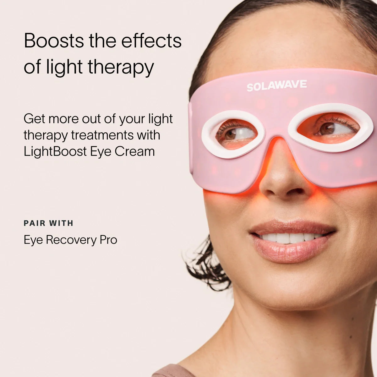 Crema contorno de ojos potenciadora con terapia de luz