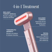 Kit de varita de terapia de luz roja 4 en 1 y suero activador