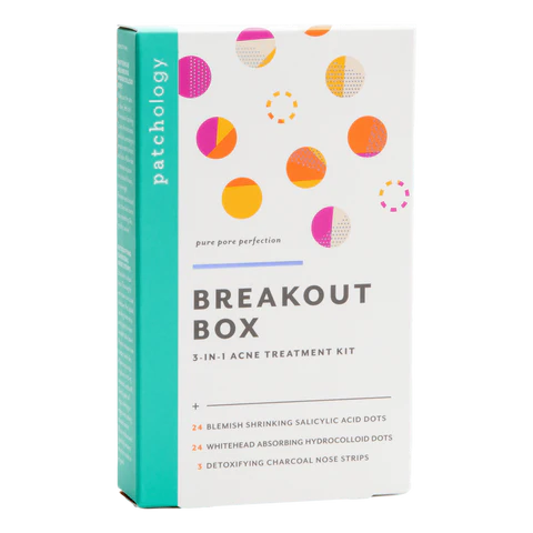 Patchology Breakout Box 3-in-1 Acne Treatment Kit