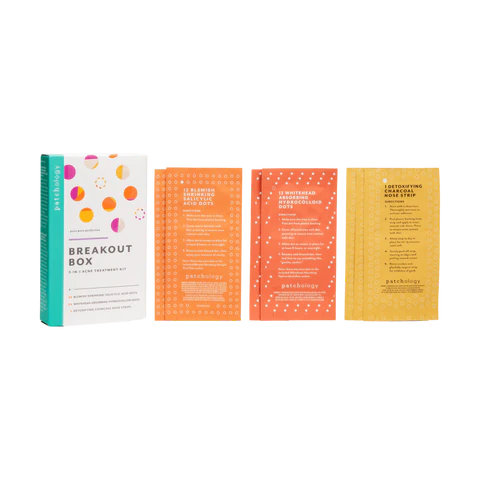 Patchology Breakout Box 3-in-1 Acne Treatment Kit