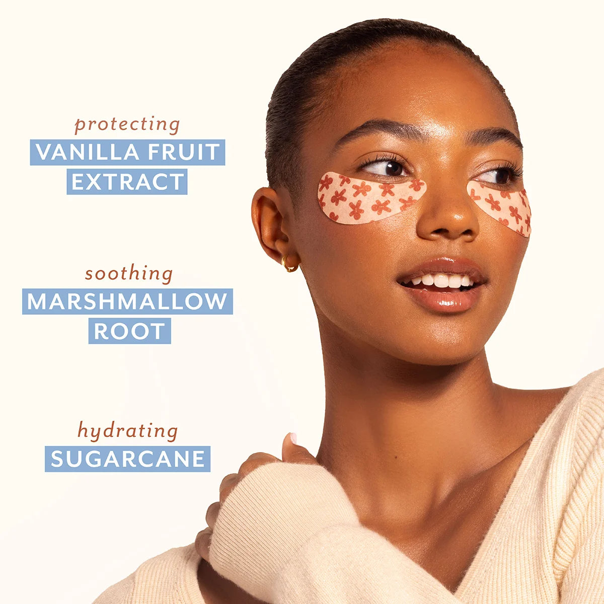 Holiday Treats, Cooling & Hydrating No-Slip Eye Patches