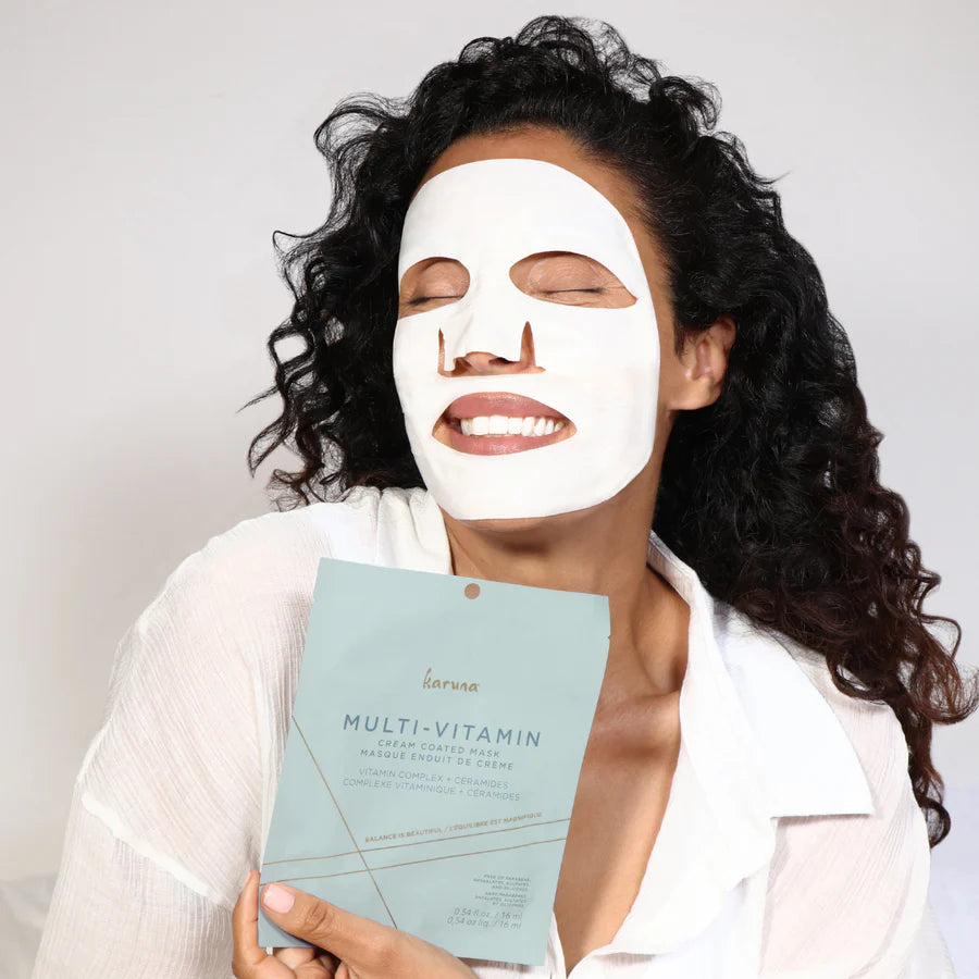 Mascarilla facial con multivitaminas de Karuna
