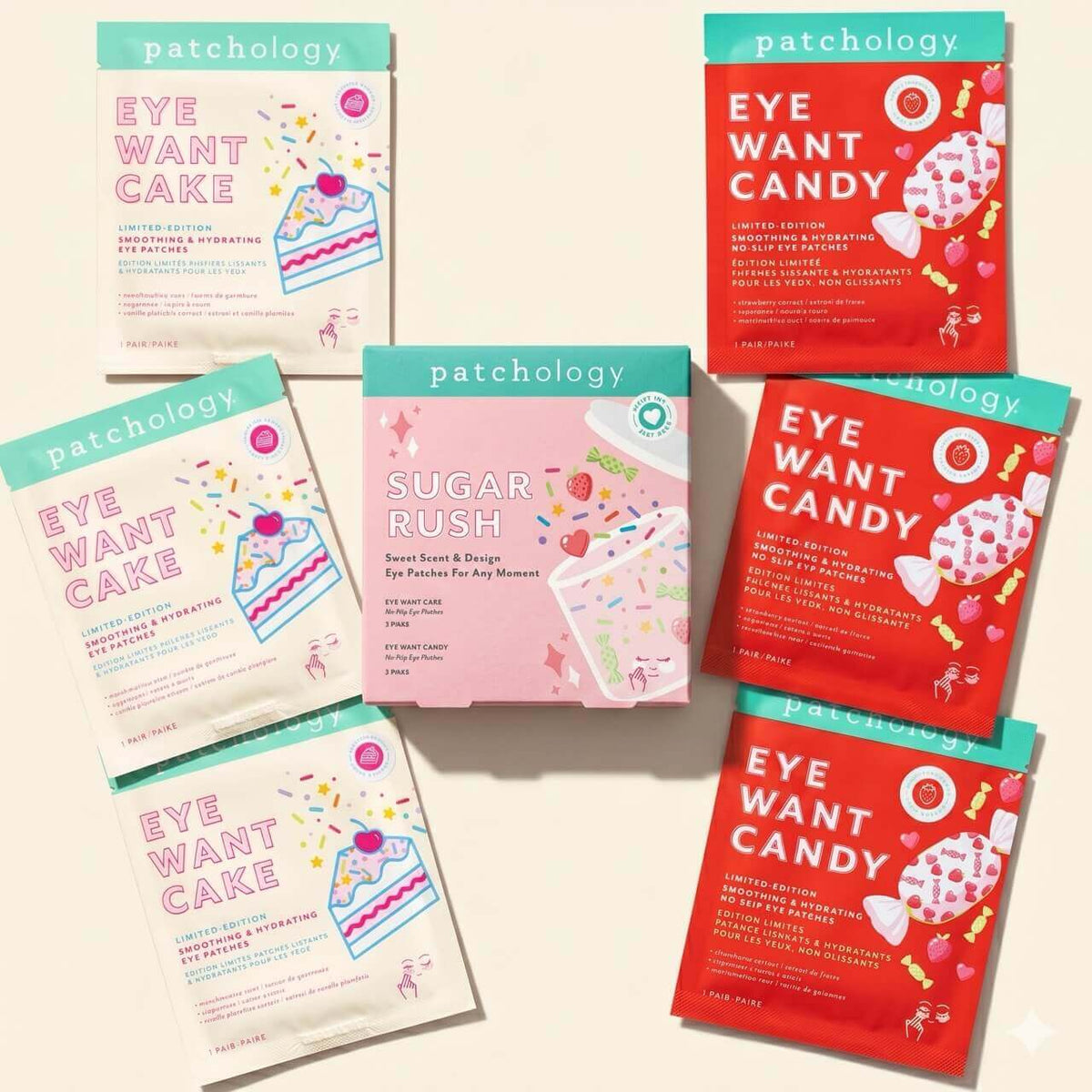 Sugar Rush Sweet Scent & Design Eye Patches Kit